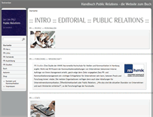 Tablet Screenshot of handbuch-public-relations.jan-lies.de
